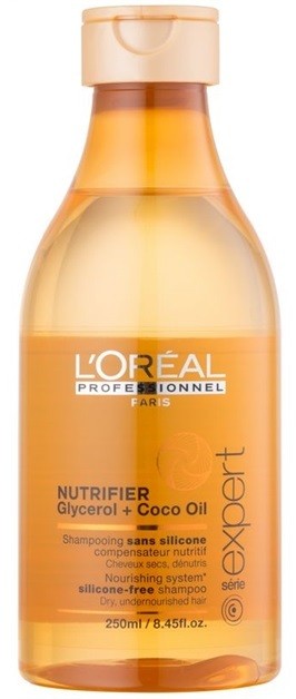 L’Oréal Professionnel Série Expert Nutrifier tápláló sampon száraz és sérült hajra szilikonmentes  250 ml