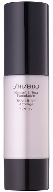 Shiseido Base Radiant Lifting élénkítő lifting make-up SPF 15 árnyalat I100 Very Deep Ivory 30 ml