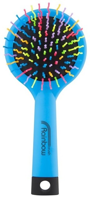 Rainbow Brush Large hajkefe tükörrel Blue