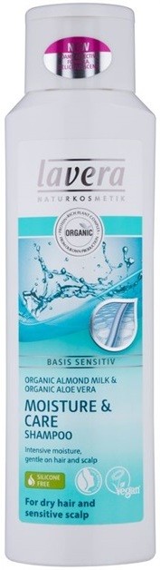 Lavera Basis Sensitiv sampon száraz hajra és érzékeny fejbőrre  250 ml