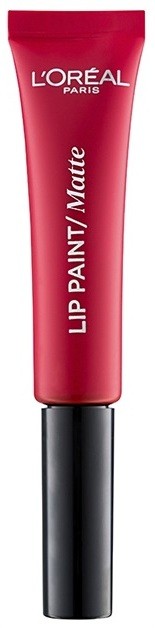 L’Oréal Paris Lip Paint folyékony rúzs matt hatással árnyalat 205 Apocalypse Red 8 ml