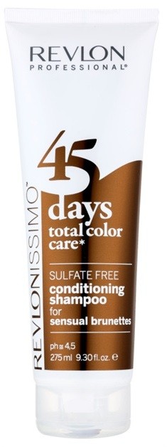 Revlon Professional Revlonissimo Color Care sampon és kondicionáló 2 in1 a barna árnyalatú hajra szulfátmentes  275 ml