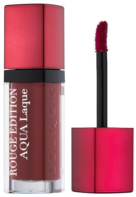 Bourjois Rouge Edition Aqua Laque hidratáló rúzs magasfényű árnyalat 04 Viens si tu roses 7,7 ml
