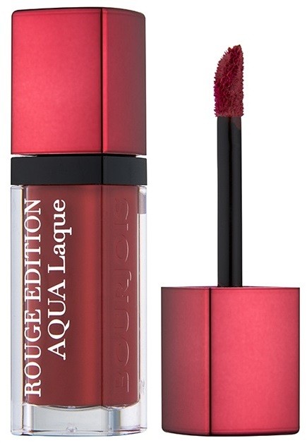 Bourjois Rouge Edition Aqua Laque hidratáló rúzs magasfényű árnyalat 03 Brun croyable 7,7 ml