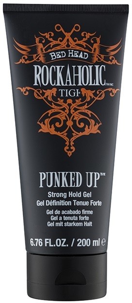 TIGI Bed Head Rockaholic erős hajformázó gél hajra hajra  200 ml