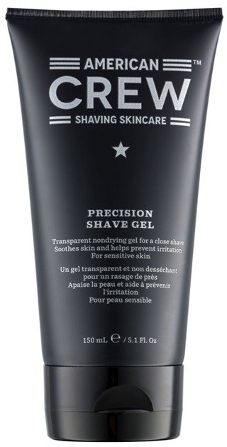 American Crew Shaving borotválkozási gél az érzékeny arcbőrre  150 ml