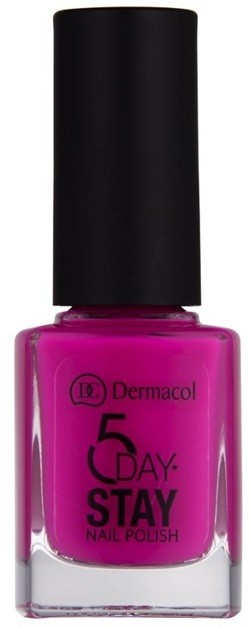 Dermacol 5 Day Stay hosszantartó körömlakk árnyalat 17 Pink Affair 11 ml