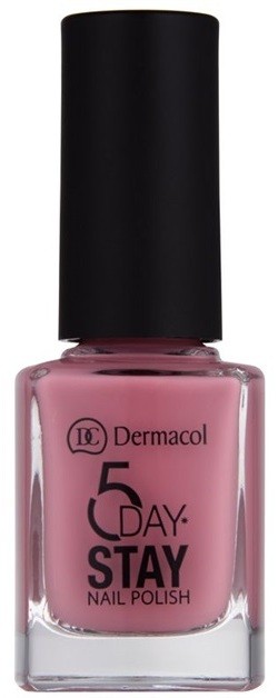 Dermacol 5 Day Stay hosszantartó körömlakk árnyalat 09 Candy Shop 11 ml