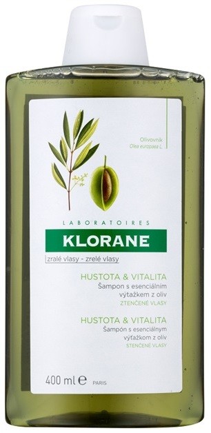 Klorane Olive Extract sampon esszenciális oliva kivonattal  400 ml