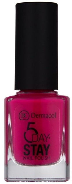 Dermacol 5 Day Stay hosszantartó körömlakk árnyalat 16 Miami Style 11 ml