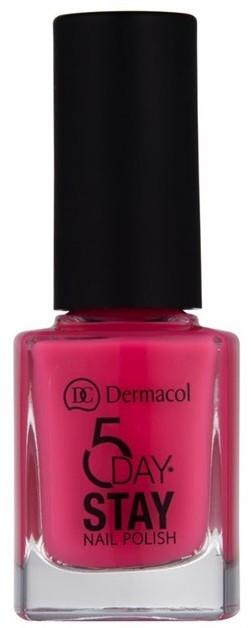 Dermacol 5 Day Stay hosszantartó körömlakk árnyalat 15 Bikini Time 11 ml