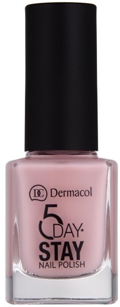 Dermacol 5 Day Stay hosszantartó körömlakk árnyalat 07 Tea Rose 11 ml