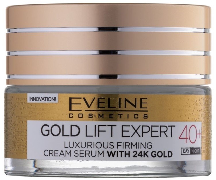 Eveline Cosmetics Gold Lift Expert luxus feszesítő krém 24 karátos arannyal  50 ml