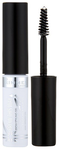 Rimmel Brow This Way fixáló gél szemöldökre árnyalat 004 Clear 5 ml