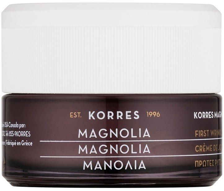 Korres Magnolia nappali krém az első ráncokra minden bőrtípusra  40 ml