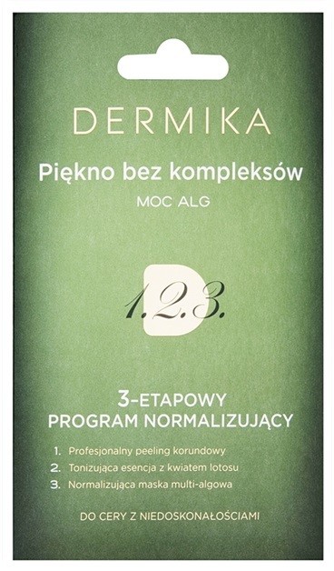 Dermika 1. 2. 3. háromfázisú normalizáló ápolás a bőrhibákra  3 x 2 ml