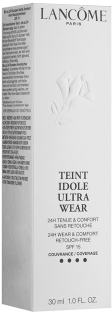 Lancôme Teint Idole Ultra Wear hosszan tartó make-up SPF 15 árnyalat 10 Beige Praline 30 ml