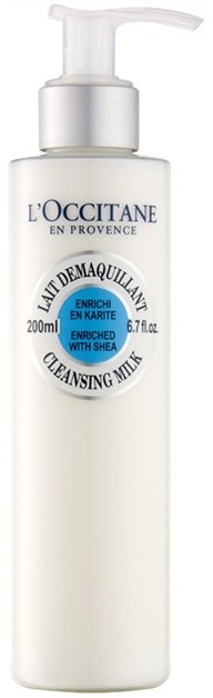 L'Occitane Karité könnyű állagú tisztítótej  200 ml
