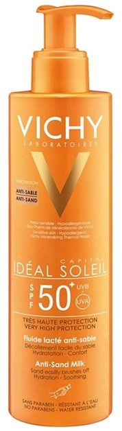 Vichy Idéal Soleil Capital homoklepergető naptej SPF 50+  200 ml