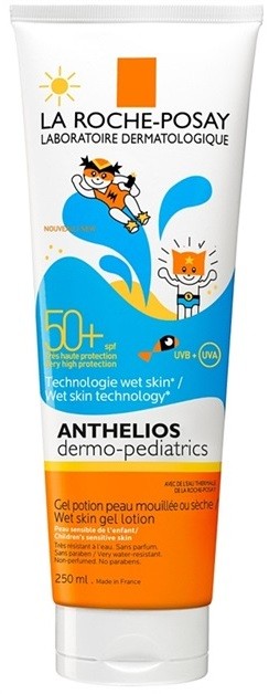 La Roche-Posay Anthelios Dermo-Pediatrics védő géles tej gyermekeknek SPF 50+  250 ml