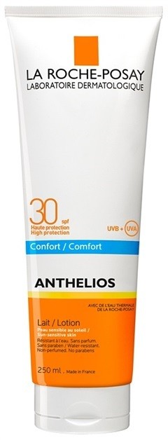 La Roche-Posay Anthelios komfort tej SPF 30 parfümmentes  250 ml