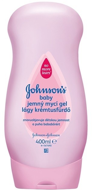 Johnson's Baby Wash and Bath gyengéd tisztító gél  400 ml