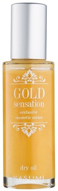 Yasumi Gold Sensation száraz olaj arany részecskékkel arcra, testre és hajra  50 ml