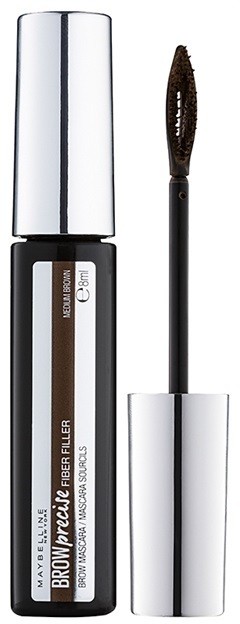 Maybelline Brow Precise feltöltő szempillaspirál szemöldökre árnyalat Medium Brown 8 ml