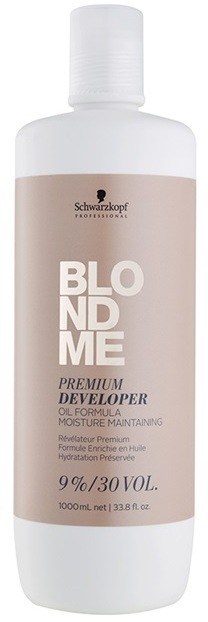 Schwarzkopf Professional Blondme színelőhívó emulzió 9% 30 Vol.  1000 ml