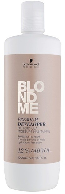 Schwarzkopf Professional Blondme színelőhívó emulzió 12% 40 Vol.  1000 ml
