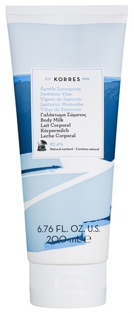 Korres Santorini Vine hidratáló testápoló tej  200 ml
