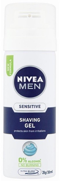Nivea Men Sensitive borotválkozási gél  30 ml