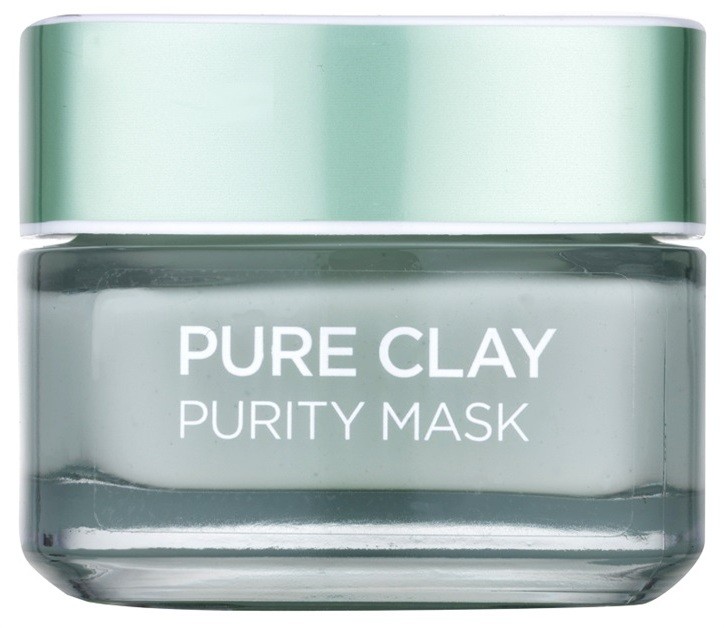 L’Oréal Paris Pure Clay tisztító és mattító arcmaszk  50 ml