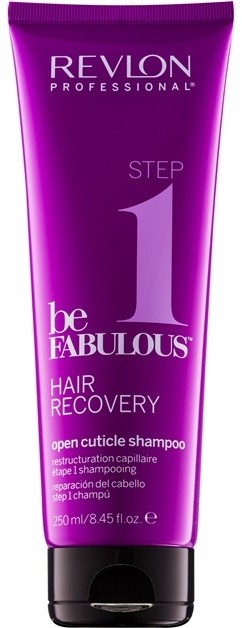 Revlon Professional Be Fabulous Hair Recovery tisztító sampon a haj kutikuláinak megnyitására  250 ml