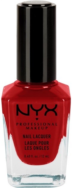 NYX Professional Makeup Nail Lacquer körömlakk árnyalat 35 Red Pumps 12 ml