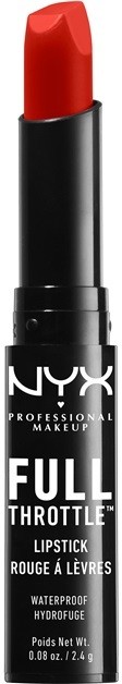 NYX Professional Makeup Full Throttle rúzs árnyalat 04 Firestorm 2,4 g