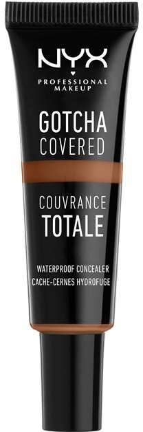 NYX Professional Makeup Gotcha Covered vízálló korrektor a teljes fedésre árnyalat 9.5 Deep Caramel 8 ml