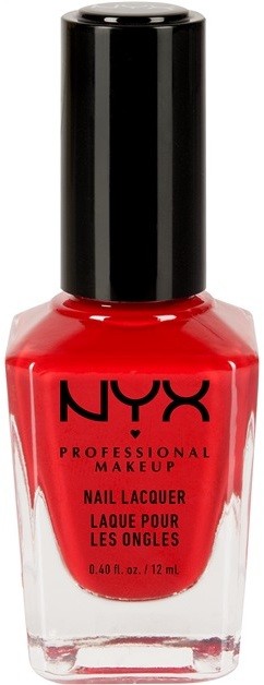 NYX Professional Makeup Nail Lacquer körömlakk árnyalat 32 Vinyl Red 12 ml