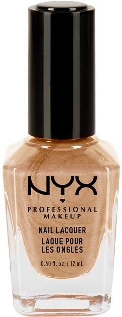 NYX Professional Makeup Nail Lacquer körömlakk árnyalat 66 Melted Gold 12 ml