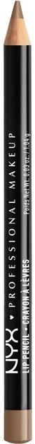 NYX Professional Makeup Slim Lip Pencil szájceruza árnyalat 821 Brown Cafe 1 g