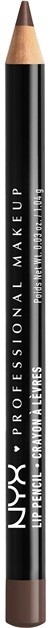 NYX Professional Makeup Slim Lip Pencil szájceruza árnyalat 853 Brown Black 1 g