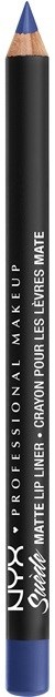 NYX Professional Makeup Suede Matte Lip Liner szájceruza matt hatással árnyalat Jet Set 1 g