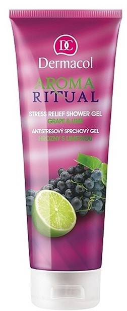 Dermacol Aroma Ritual antistressz tusfürdő gél szőlő és lime  250 ml