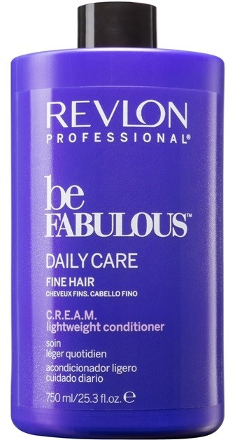 Revlon Professional Be Fabulous Daily Care tömegnövelő kondicionáló gyenge szálú hajra  750 ml