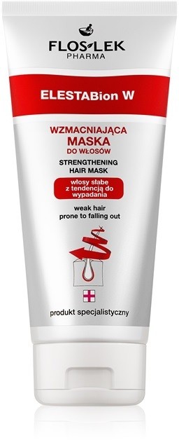 FlosLek Pharma ElestaBion W erősítő maszk a gyenge hajra  200 ml
