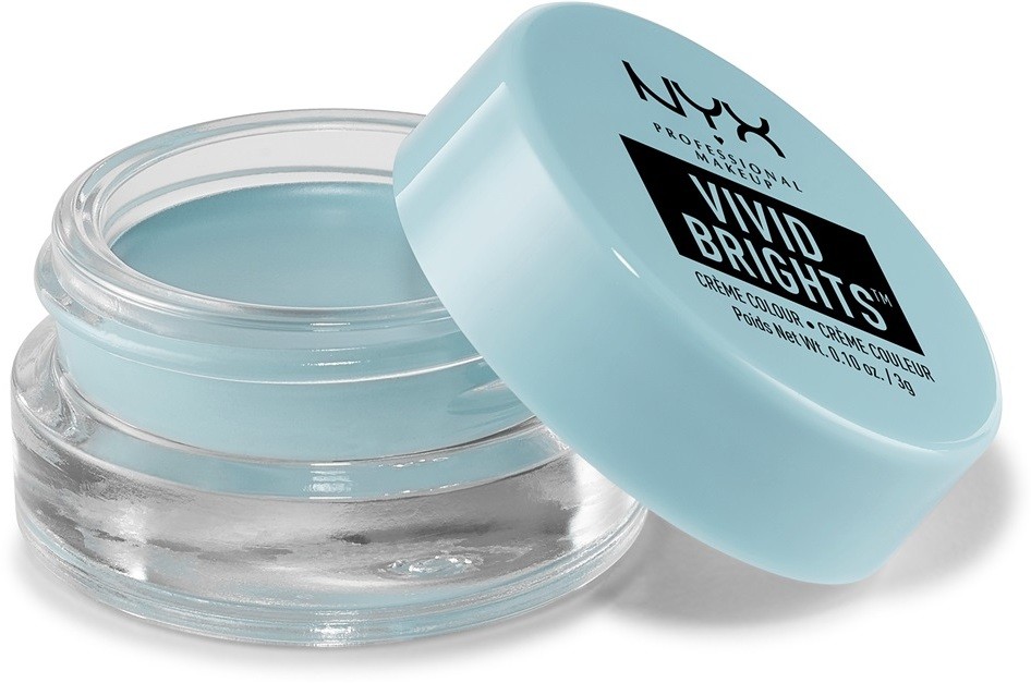 NYX Professional Makeup Vivid Brights krémes szemhéjfestékek és szemhéjtusok árnyalat 09 Endless Skies 3 g