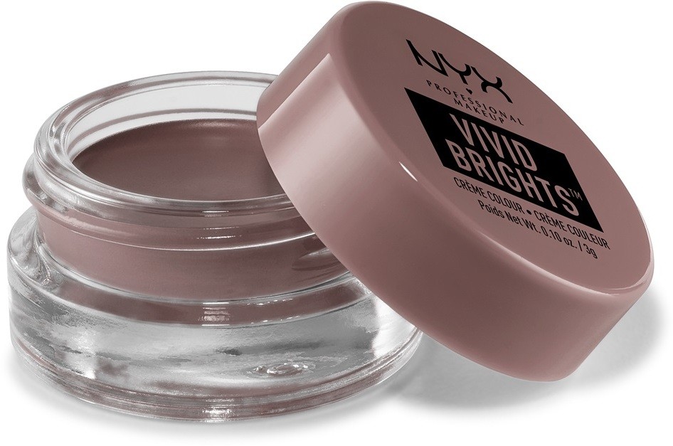 NYX Professional Makeup Vivid Brights krémes szemhéjfestékek és szemhéjtusok árnyalat 12 Pillow Talk 3 g