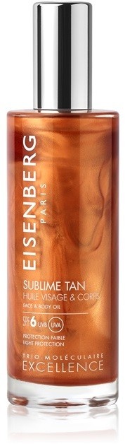 Eisenberg Sublime Tan napolaj arcra és testre SPF 6  100 ml