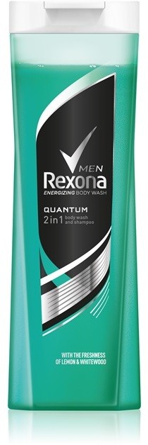 Rexona Quantum tusfürdő gél és sampon 2 in 1  250 ml