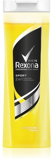 Rexona Sport tusfürdő gél és sampon 2 in 1  250 ml